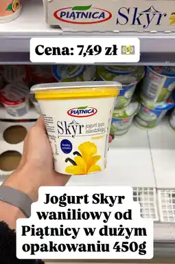 Dino Jogurt Skyr waniliowy 450 g Piątnica oferta