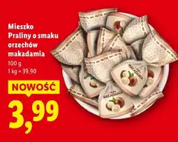 Lidl Praliny o smaku orzechów makadamia Mieszko oferta