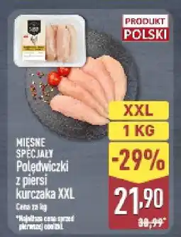 ALDI Polędwiczki z piersi kurczaka XXL Mięsne Specjały oferta