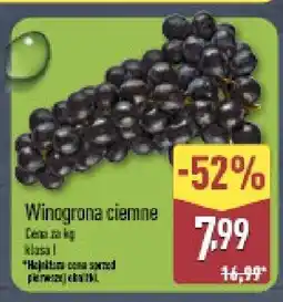 ALDI Winogrona ciemne Aldi oferta