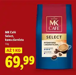 Lidl Kawa ziarnista Select 1 kg MK Café oferta