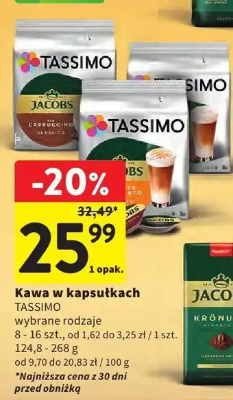 Intermarche Kawa w kapsułkach Tassimo oferta