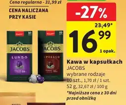Intermarche Kawa w kapsułkach Jacobs oferta