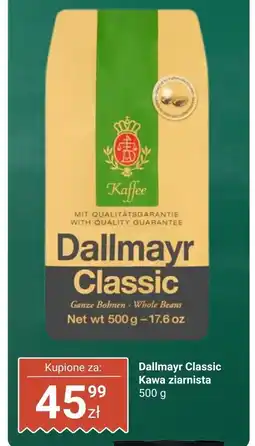 Biedronka Kawa ziarnista Classic 500 g Dallmayr oferta