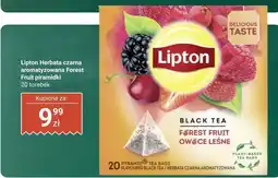Biedronka Herbata czarna aromatyzowana Forest Fruit Lipton oferta