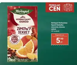 Biedronka Herbata owocowa zimowy sekret Herbaciany Ogród Herbapol oferta