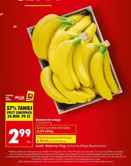 Biedronka Banany Biedronka oferta