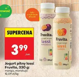 Biedronka Jogurt pitny lassi Fruvita mango-marakuja oferta