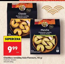Biedronka Ciastka z wróżbą Asia Flavours matcha, classic oferta