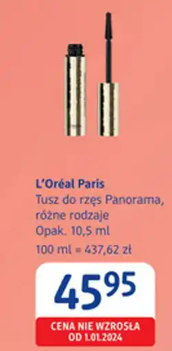 dm drogerie markt L'Oréal Paris Tusz do rzęs Panorama oferta