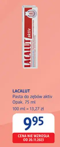 dm drogerie markt LACALUT Pasta do zębów aktiv oferta