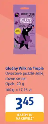 dm drogerie markt Głodny Wilk na Tropie Owocowe puzzle-żelki, oferta