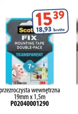 AT Taśma montażowa Scotch przezroczysta wewnętrzna oferta
