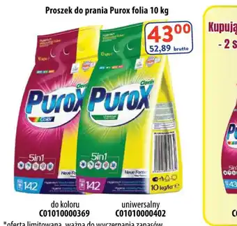 AT Proszek do prania Purox folia oferta
