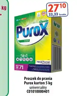 AT Proszek do prania Purox karton oferta