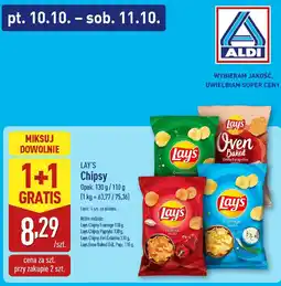 ALDI Chipsy Lay's różne rodzaje oferta