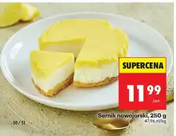 Biedronka Sernik nowojorski Biedronka oferta