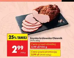 Biedronka Szynka królewska Olewnik oferta