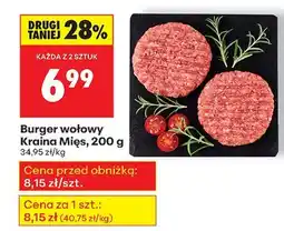 Biedronka Burger wołowy Kraina Mięs oferta