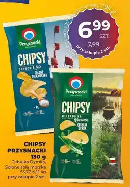 Duży Ben Chipsy Przysnacki Solone solą morską 130g oferta