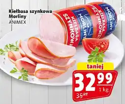 Prim Market Kiełbasa szynkowa Morliny Animex oferta