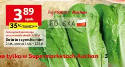 Auchan Sałata rzymska mini 2 szt. Auchan oferta