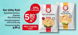 Żabka Ser żółty Ryki Edam Exclusive, Maasdam oferta