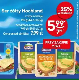 Żabka Ser żółty Hochland różne rodzaje oferta