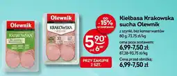 Żabka Kiełbasa krakowska sucha Olewnik oferta