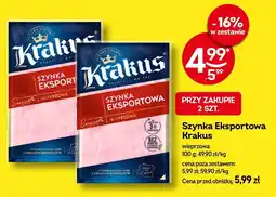 Żabka Szynka eksportowa wieprzowa Krakus oferta