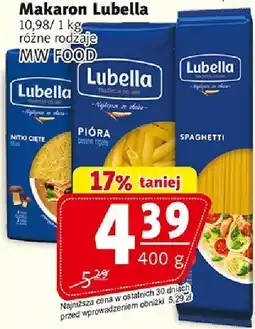 Prim Market Makaron Lubella różne rodzaje oferta