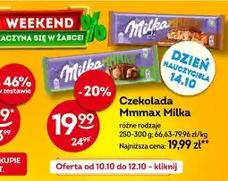 Żabka Czekolada Mmmax różne rodzaje Milka oferta