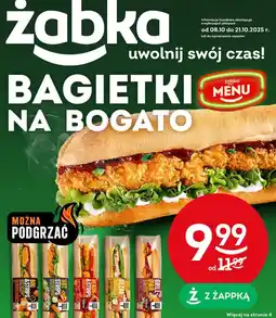 Żabka Bagietka Tomcio Paluch różne rodzaje Żabka Menu oferta