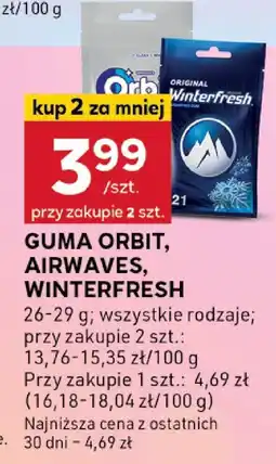 Stokrotka Guma Orbit, Airwaves, Winterfresh oferta
