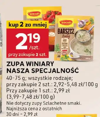Stokrotka Zupa Winiary barszcz biały oferta