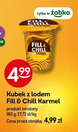 Żabka Lody Fill & Chill Karmel oferta