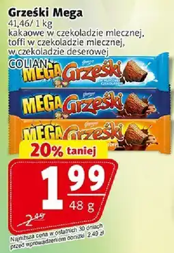 Prim Market Baton Grzęski Mega kakaowy/toffi w czekoladzie mlecznej Goplana oferta