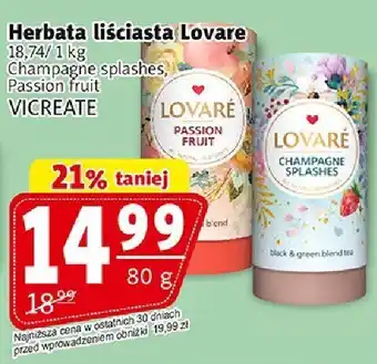 Prim Market Herbata liściasta Lovare Champagne splashes Passion fruit oferta