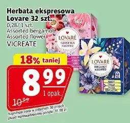 Prim Market Herbata ekspresowa Lovare Assorted bergamot Assorted flower oferta