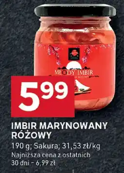 Stokrotka Imbir marynowany różowy Sakura Stokrotka oferta