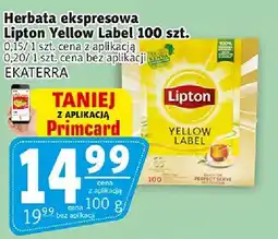 Prim Market Herbata ekspresowa Lipton Yellow Label oferta