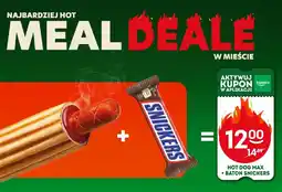 Żabka Zestaw hot dog max + baton Snickers Żabka oferta