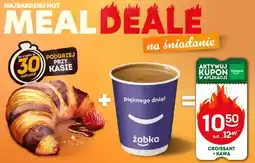 Żabka Zestaw croissant + kawa Żabka oferta