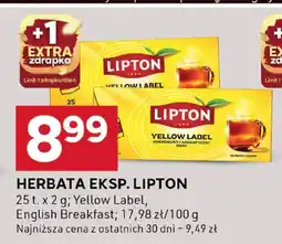 Stokrotka Herbata Lipton Yellow Label, English Breakfast oferta
