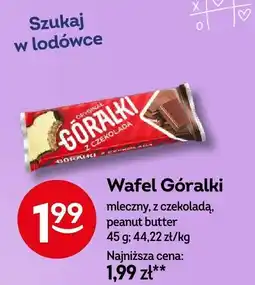 Żabka Wafel Góralki mleczny z czekoladą peanut butter oferta