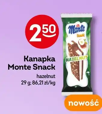 Żabka Kanapka Monte Snack hazelnut oferta
