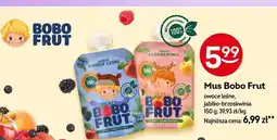 Żabka Mus owocowy Bobo Frut jabłko-brzoskwinia oferta