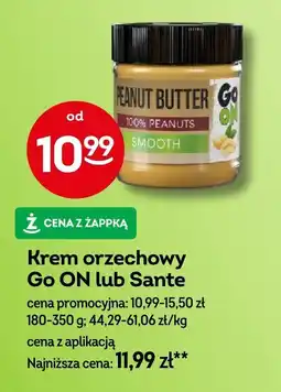 Żabka Krem orzechowy Go ON lub Sante Go ON, Sante oferta