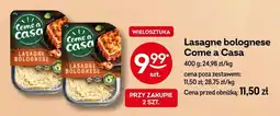 Żabka Lasagne bolognese Come a Casa oferta