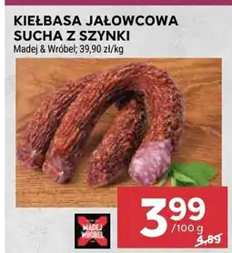 Stokrotka Kiełbasa jalowcowa sucha z szynki Mięsig & Wróbel oferta